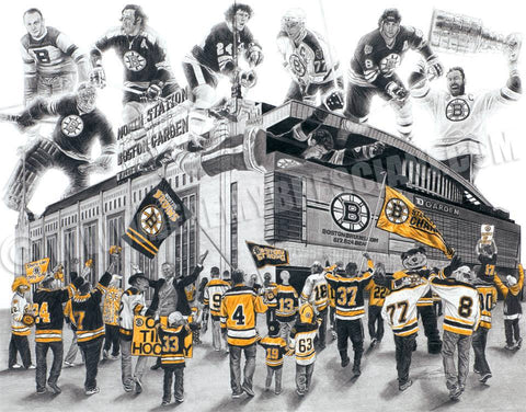 "Big Bad Bruins" Limited Edition Print