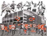 Custom Game Day drawing of YOUR team
