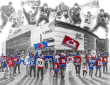 Custom Game Day drawing of YOUR team