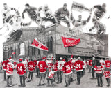 Custom Game Day drawing of YOUR team