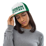 GREEN and WHITE Trucker Cap