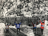 "The Dream Begins Here" PERSONALIZED Hockey Artwork