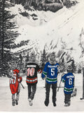 "Hockey Mountain Memories" PERSONALIZED Artwork