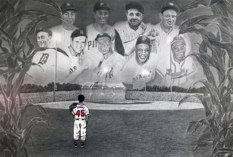 "Field of Dreams" PERSONALIZED Baseball Artwork