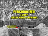 "The Dream Begins Here" PERSONALIZED Hockey Artwork