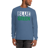 BLUE and GREEN Men’s Long Sleeve Shirt