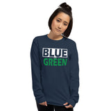 BLUE and GREEN Men’s Long Sleeve Shirt