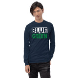 BLUE and GREEN Men’s Long Sleeve Shirt