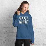 BLUE and WHITE Unisex Hoodie