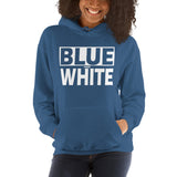 BLUE and WHITE Unisex Hoodie