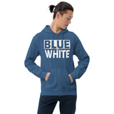 BLUE and WHITE Unisex Hoodie