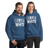 BLUE and WHITE Unisex Hoodie