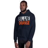 BLUE and ORANGE Unisex Hoodie