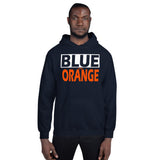 BLUE and ORANGE Unisex Hoodie