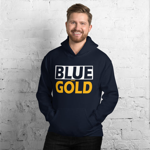 BLUE and GOLD Unisex Hoodie