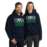 BLUE and GREEN Unisex Hoodie