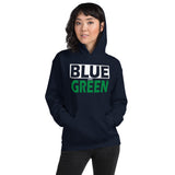 BLUE and GREEN Unisex Hoodie