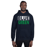 BLUE and GREEN Unisex Hoodie