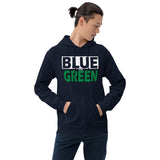 BLUE and GREEN Unisex Hoodie