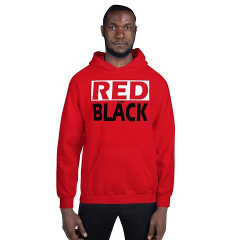 RED and BLACK Unisex Hoodie