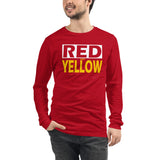 RED and YELLOW Unisex Long Sleeve Tee