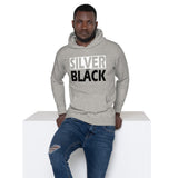 SILVER and BLACK Unisex Hoodie