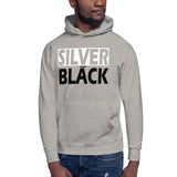 SILVER and BLACK Unisex Hoodie