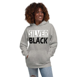 SILVER and BLACK Unisex Hoodie