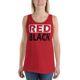 RED and BLACK Unisex Tank Top