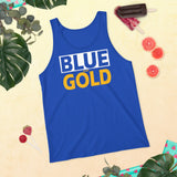 BLUE and GOLD Unisex Tank Top
