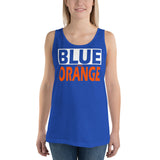 BLUE and ORANGE Unisex Tank Top