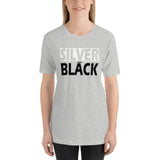 SILVER and BLACK Short-Sleeve Unisex T-Shirt