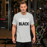SILVER and BLACK Short-Sleeve Unisex T-Shirt