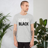 SILVER and BLACK Short-Sleeve Unisex T-Shirt