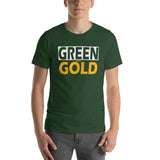 GREEN and GOLD Short-Sleeve Unisex T-Shirt