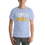 BLUE and GOLD Short-Sleeve Unisex T-Shirt