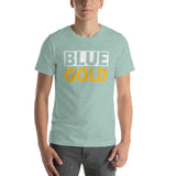 BLUE and GOLD Short-Sleeve Unisex T-Shirt