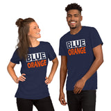BLUE and ORANGE Short-Sleeve Unisex T-Shirt