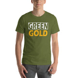 GREEN and GOLD Short-Sleeve Unisex T-Shirt