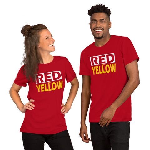 RED and YELLOW Short-Sleeve Unisex T-Shirt