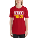 RED and YELLOW Short-Sleeve Unisex T-Shirt