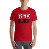 RED and BLACK Short-Sleeve Unisex T-Shirt