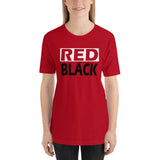 RED and BLACK Short-Sleeve Unisex T-Shirt