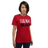 RED and BLACK Short-Sleeve Unisex T-Shirt