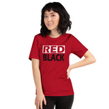 RED and BLACK Short-Sleeve Unisex T-Shirt