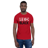 RED and BLACK Short-Sleeve Unisex T-Shirt