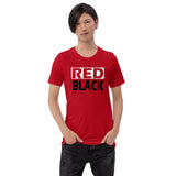 RED and BLACK Short-Sleeve Unisex T-Shirt