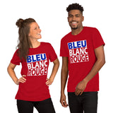 BLEU BLANC ROUGE Short-Sleeve Unisex T-Shirt