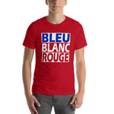 BLEU BLANC ROUGE Short-Sleeve Unisex T-Shirt