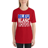 BLEU BLANC ROUGE Short-Sleeve Unisex T-Shirt